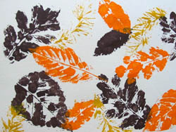 Simple Science Experiment, Leaf Placemat