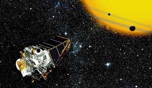 Kepler space telescope looking for planets, NASA