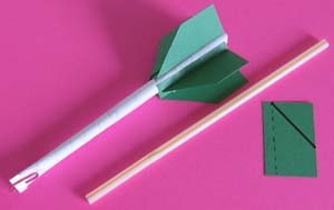 Science activity, Straw Rocket
