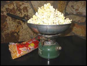 Science activity, Popcorn Volcano
