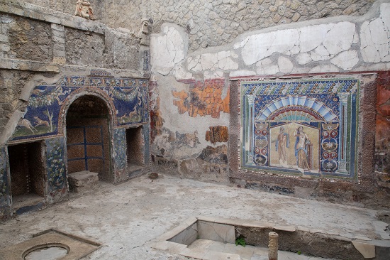 Herculaneum room restored